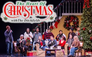 The Heart of Christmas with The Ditchfields (large family posing in Christmas setting)